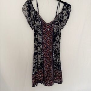 Bohemian Off-Shoulder Dress